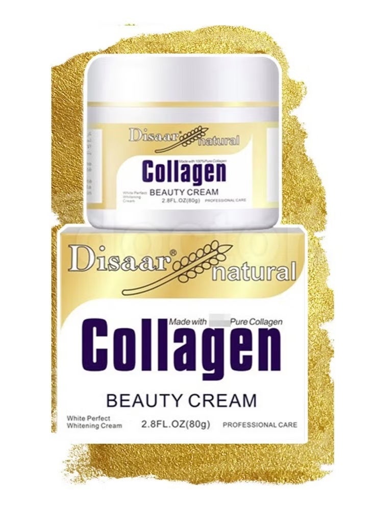 Disaar Natural Collagen Face Cream 80g – Firming, Whitening, Moisturizing & Anti-Aging Care - Image 1